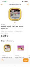 Vitality Menjar Humit Gats Gat Ric en Pollastre