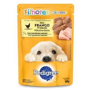Pedigree Ração Pedigree Sachê Cães Filhotes Frango 100g