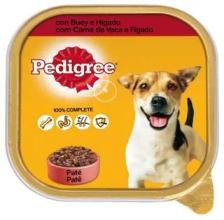 Pedigree Adult Terrina de Patê de Vaca e Fígado para Cães Adultos